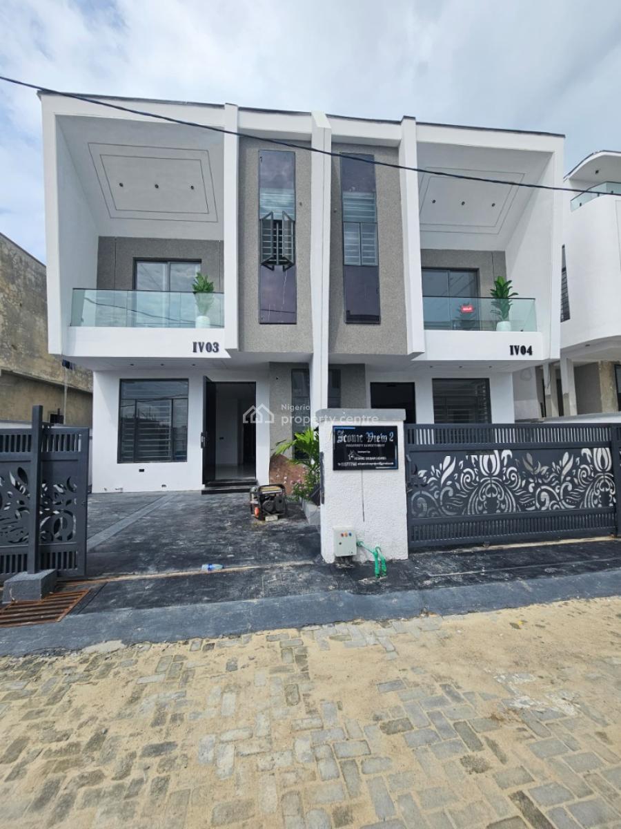 Brand New 4 Bedroom Semi Detached Duplex, Ikota, Lekki, Lagos, Semi-detached Duplex for Sale