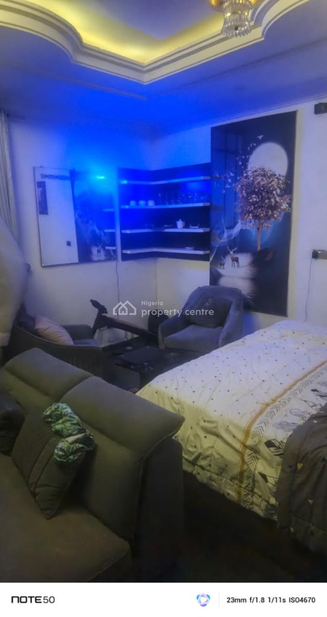 Fully Furnished Studio Apartment with 24hrs Light in an Estate, Livingspring Court Orchid After Roundabout, Lekki, Lagos, Self Contain (single Rooms) for Rent