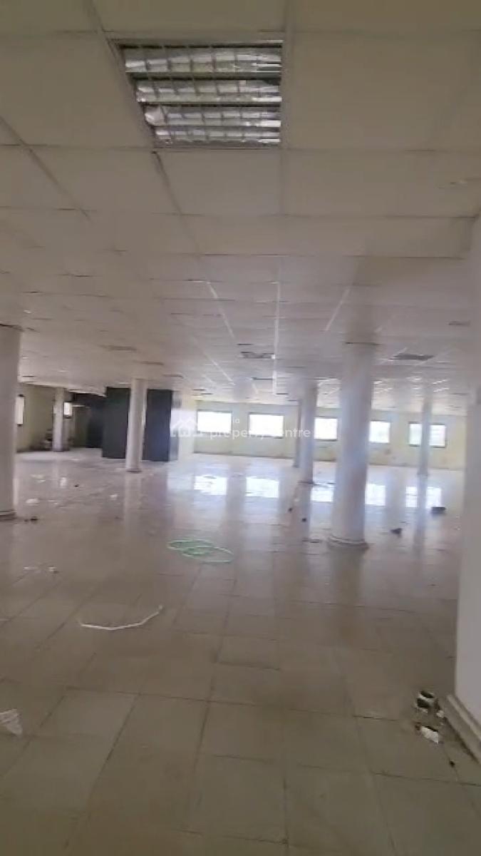 Ground Floor 650sqm Open Plan Office Space, Cbd, Alausa, Ikeja, Lagos, Office Space for Rent