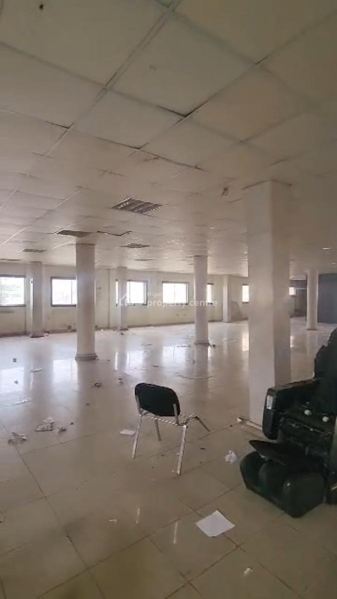 Ground Floor 650sqm Open Plan Office Space, Cbd, Alausa, Ikeja, Lagos, Office Space for Rent