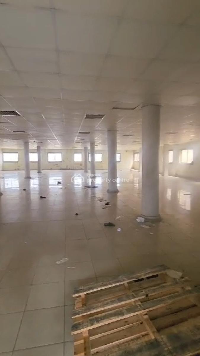 Ground Floor 650sqm Open Plan Office Space, Cbd, Alausa, Ikeja, Lagos, Office Space for Rent