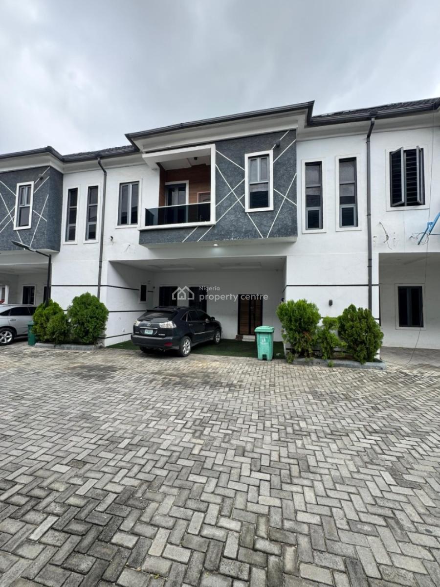 Well Maintained 4 Bedrooms Duplex with Pool, Orchid Road in a Secured Estate, Ikota, Lekki, Lagos, Terraced Duplex for Rent