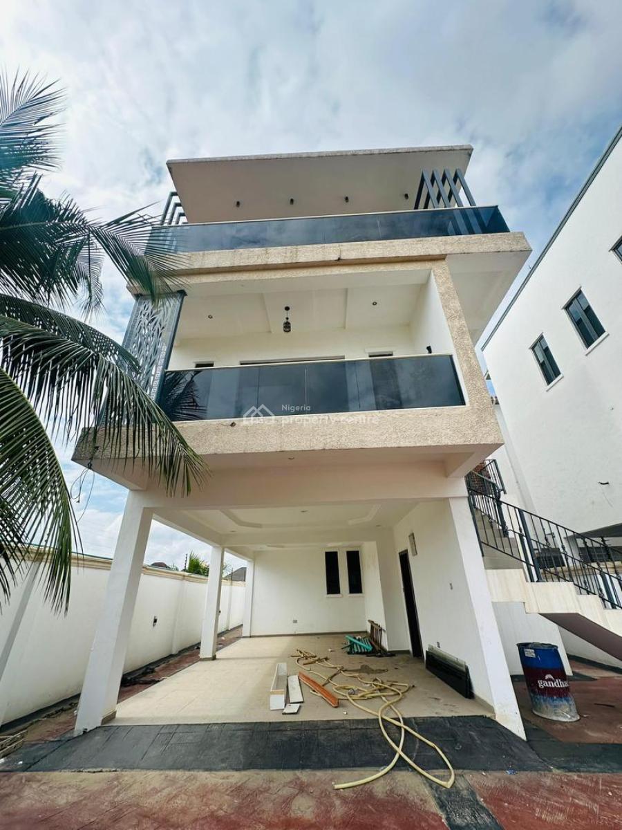 Magnificently Newly Built 5 Bedroom Fully Detached Home with 2 Minifla, Exclusively Built Home with 2 Miniflat Bq, Cinema, Study, Gra Phase 2, Magodo, Lagos, Detached Duplex for Sale