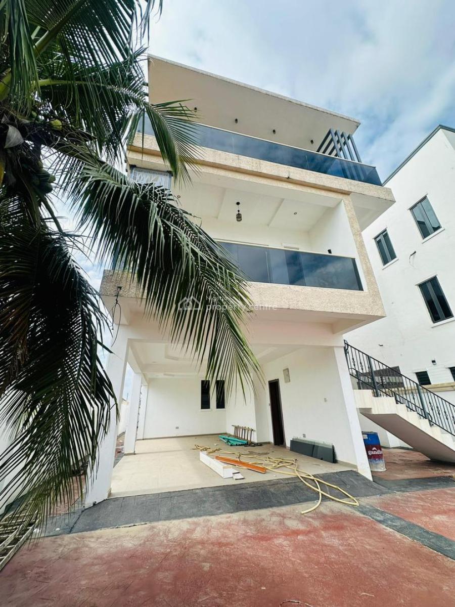 Magnificently Newly Built 5 Bedroom Fully Detached Home with 2 Minifla, Exclusively Built Home with 2 Miniflat Bq, Cinema, Study, Gra Phase 2, Magodo, Lagos, Detached Duplex for Sale