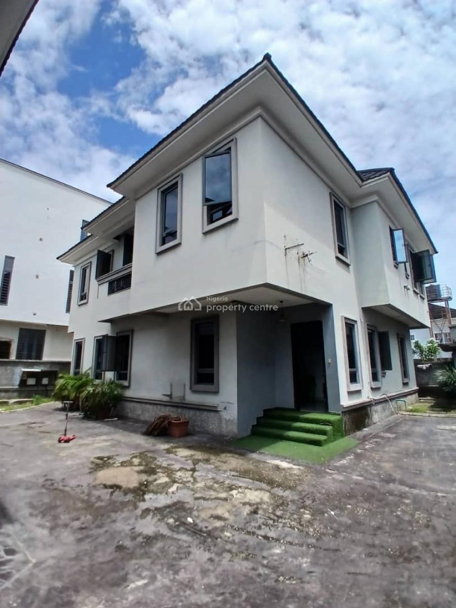 Luxury 5 Bedroom House with a Room Bq, Chevy View Estate Chevron, Lekki, Lagos, Detached Duplex for Rent