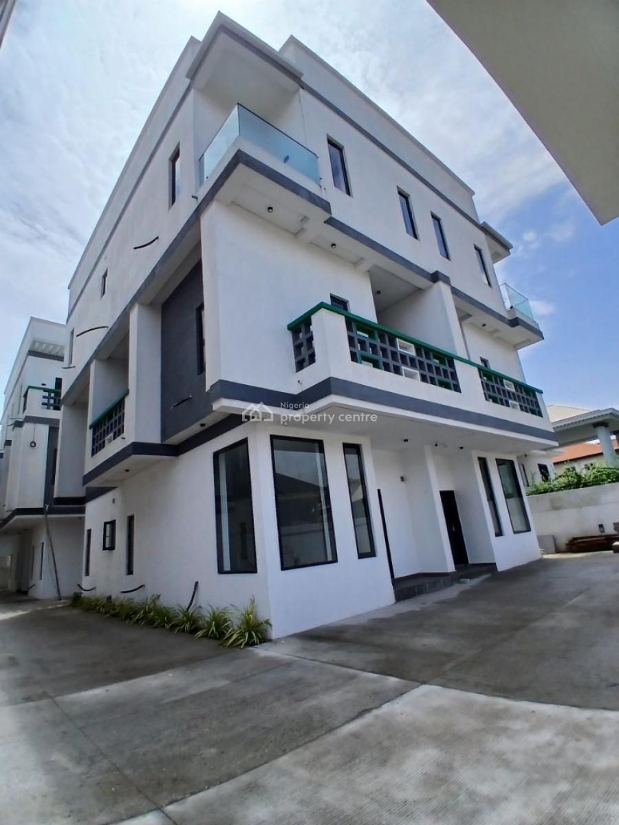 Brand New, Well-finished and Serviced 4 Bedroom En-suite Semi-detached, Lekki Phase 1, Lekki, Lagos, Lekki Phase 1, Lekki, Lagos, Semi-detached Duplex for Sale