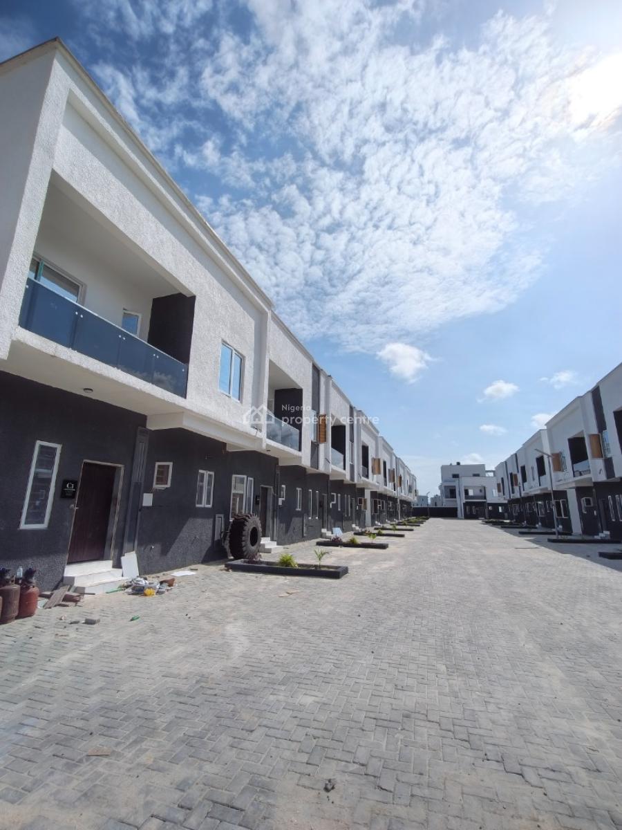 Smart Spacious Newly Built 3 Bedrooms Terrace Duplex with Access Code, in Estate with 24/7 Power Supply/access Code at Abraham Adesanya Axis, Ajah, Lagos, Terraced Duplex for Rent