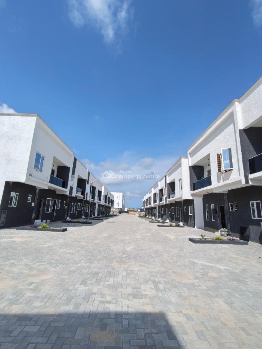 Smart Spacious Newly Built 3 Bedrooms Terrace Duplex with Access Code, in Estate with 24/7 Power Supply/access Code at Abraham Adesanya Axis, Ajah, Lagos, Terraced Duplex for Rent