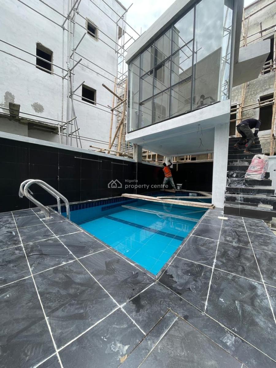 ️**absolutely Decent 3 Bed Serviced Apartment with Swimming Pool,gym*, Osapa London, Lekki, Lagos, Block of Flats for Sale