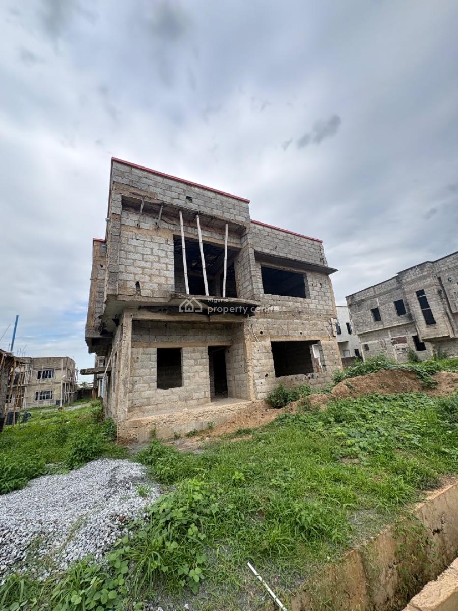 5-bedroom + 2 Palour Duplex Carcass, Von Axis, Lugbe District, Abuja, Detached Duplex for Sale