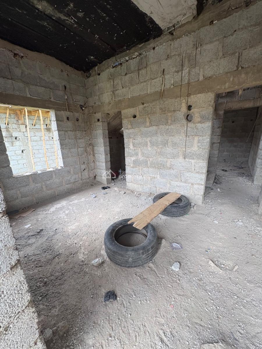 5-bedroom + 2 Palour Duplex Carcass, Von Axis, Lugbe District, Abuja, Detached Duplex for Sale