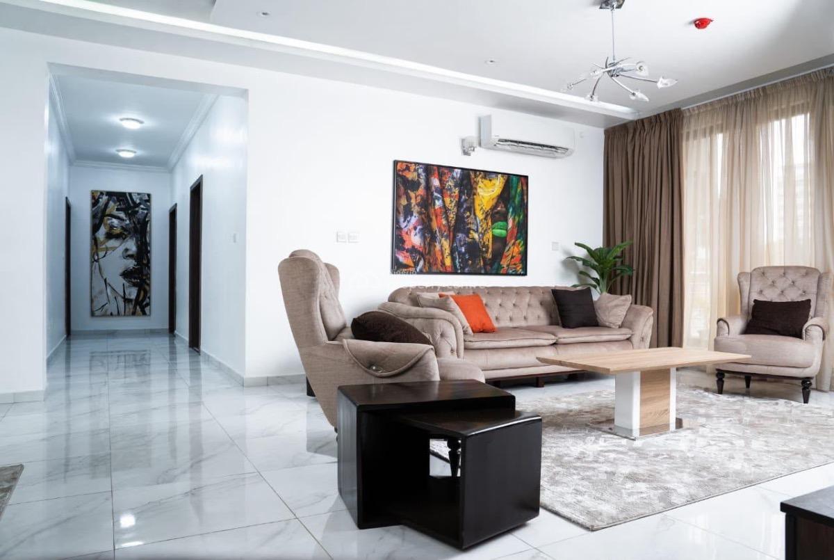 Luxury Furnished 3 Bedroom Apartment, Victoria Island (vi), Lagos, Flat / Apartment for Rent