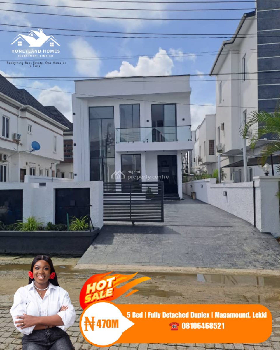 5 Bed Fully Detached Duplex, Megamound Estate, Ikota, Lekki, Lagos, Detached Duplex for Sale