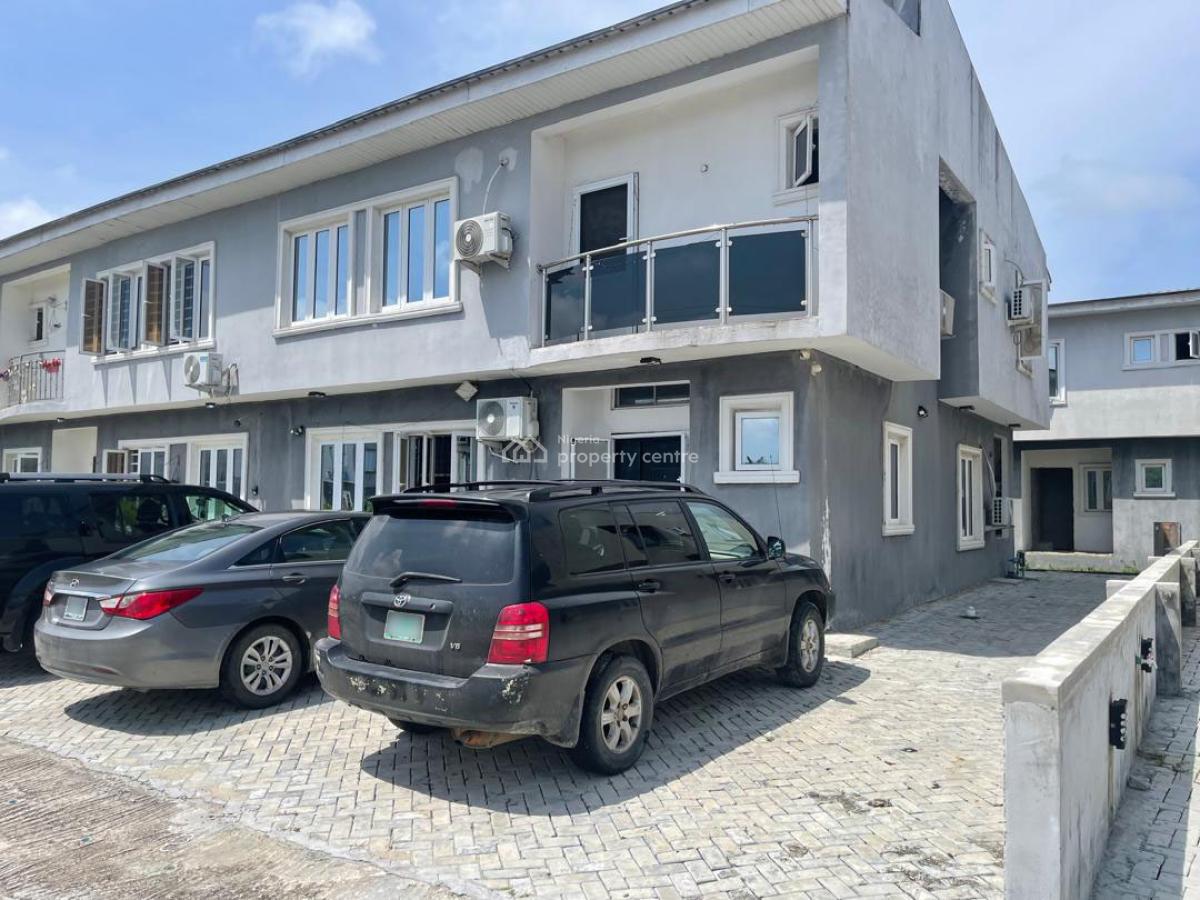 Exquisite 4-bedroom Terrace Duplex Corner Unit with Bq, Wealthland Green Estate, Oribanwa Phase 2, Oribanwa, Ibeju Lekki, Lagos, House for Sale