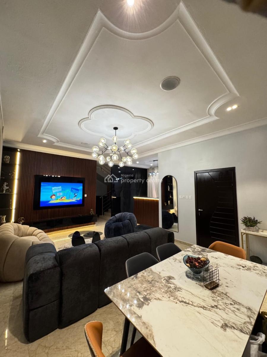 Furnished 4bedroom Detached Duplex, Chevron, Lekki Phase 2, Lekki, Lagos, Detached Duplex Short Let
