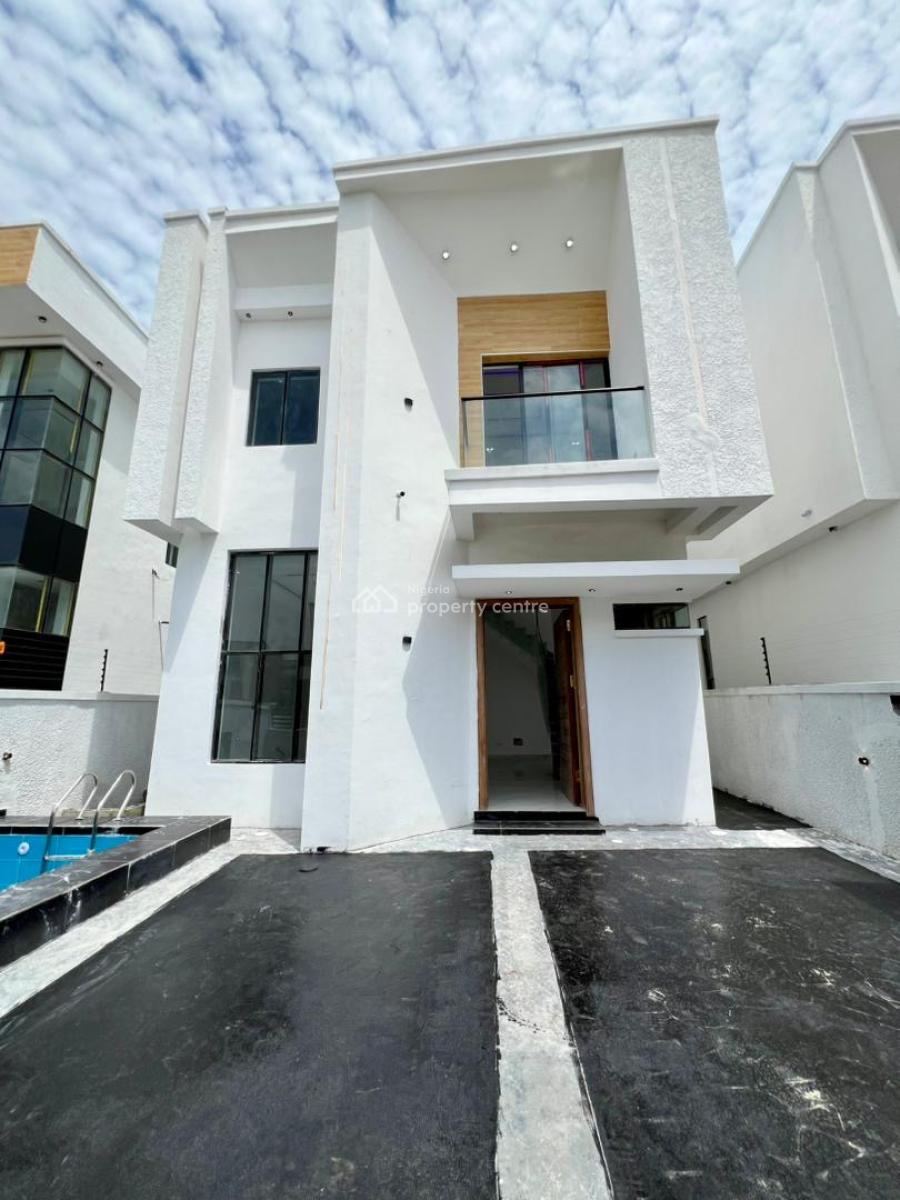 ️**gorgeously Finished Luxury 5 Bed Fully Detached Duplex with Pool, Chevron, Lekki, Lagos, Detached Duplex for Sale