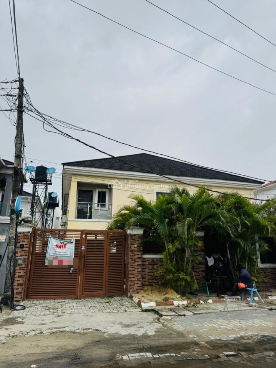 Affordable 4 Bedroom Self Compound  Duplex with Bq (without Furniture), Chevron, Lekki, Lagos, Terraced Duplex for Sale