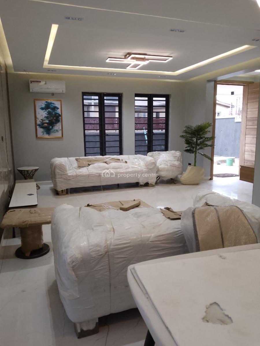Brand New Fully Furnished 5 Bedroom Detached House with a Room Bq, Awushe Estate, Opebi, Ikeja, Lagos, Detached Duplex for Rent