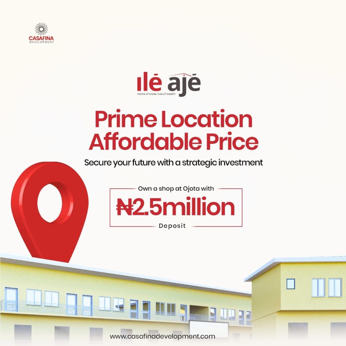 Newly Built 11sqm Shop Space, Behind Mrs Filling Station, Ojota, Lagos, Shop for Sale