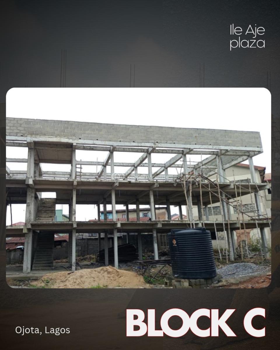 Newly Built 11sqm Shop Space, Behind Mrs Filling Station, Ojota, Lagos, Shop for Sale