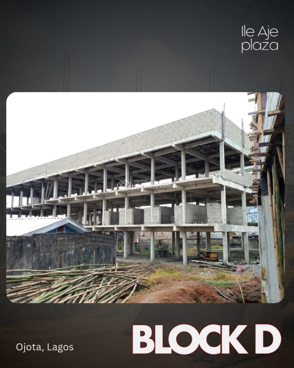Newly Built 11sqm Shop Space, Behind Mrs Filling Station, Ojota, Lagos, Shop for Sale