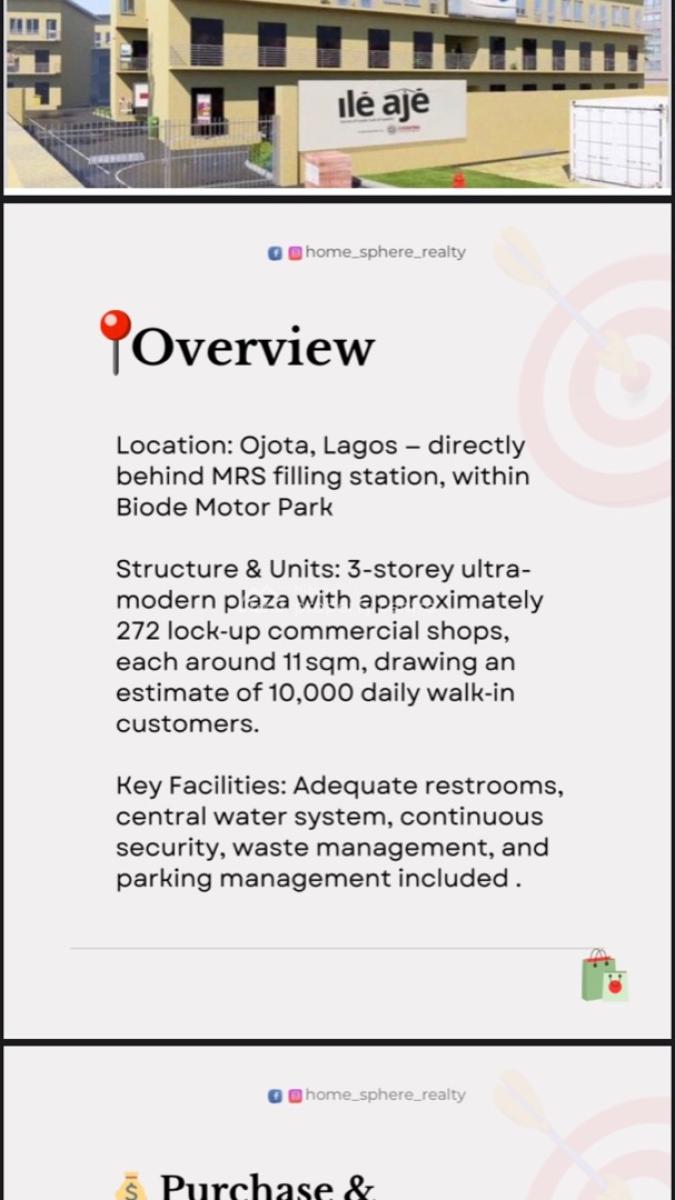 Newly Built 11sqm Shop Space, Behind Mrs Filling Station, Ojota, Lagos, Shop for Sale