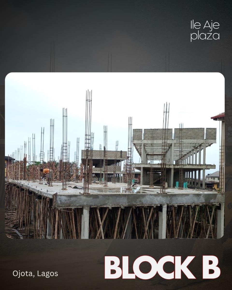 Newly Built 11sqm Shop Space, Behind Mrs Filling Station, Ojota, Lagos, Shop for Sale