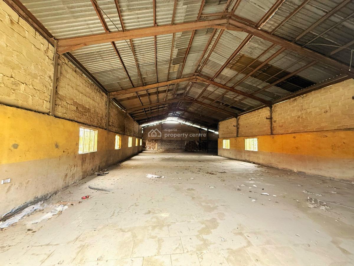 Warehouse with Offices on 5 Plots of Land, Akpajo, East West Road, Port Harcourt, Rivers, Warehouse for Rent