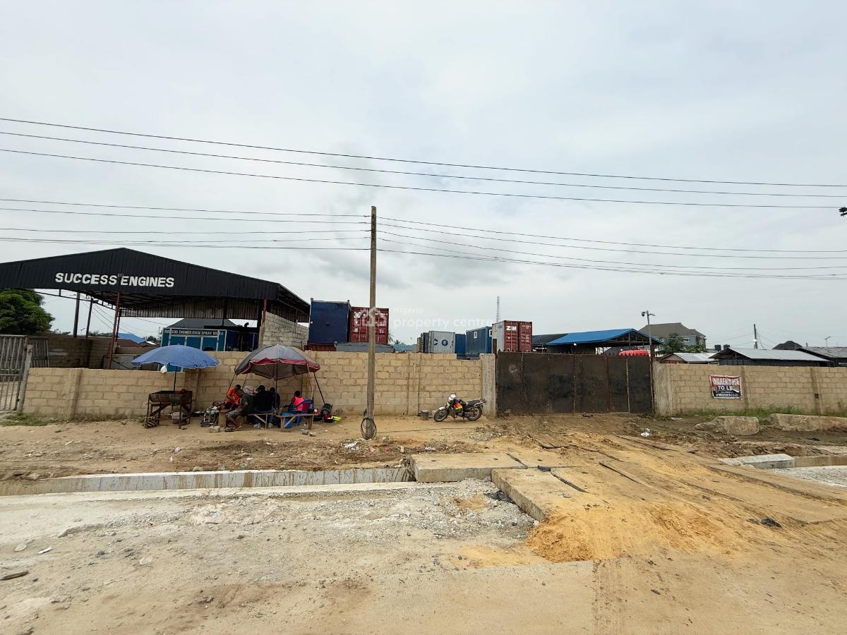 Warehouse with Offices on 5 Plots of Land, Akpajo, East West Road, Port Harcourt, Rivers, Warehouse for Rent