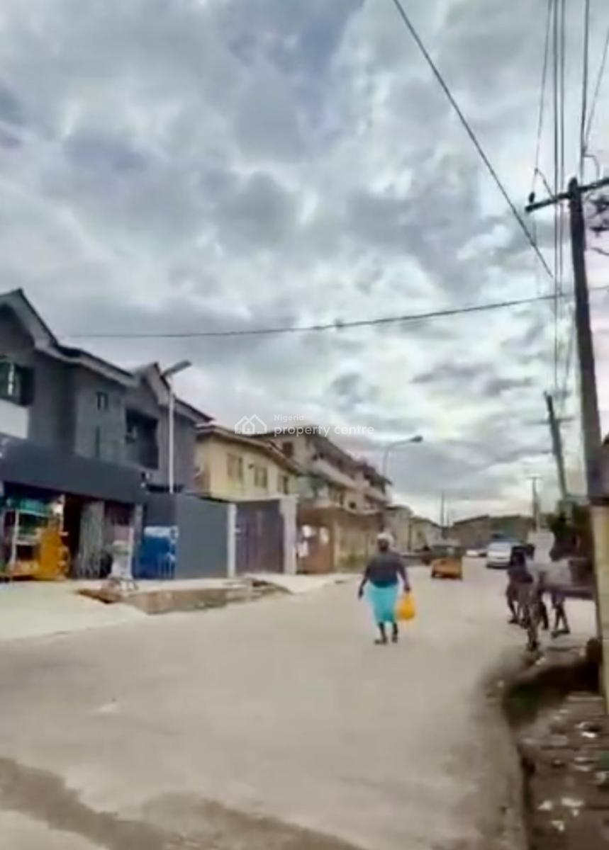 Corner Piece Plot of 1 and Half with 4 Units of 3 Bedroom in Busy Road, Oriola Street, Alapere, Ketu, Lagos, Block of Flats for Sale
