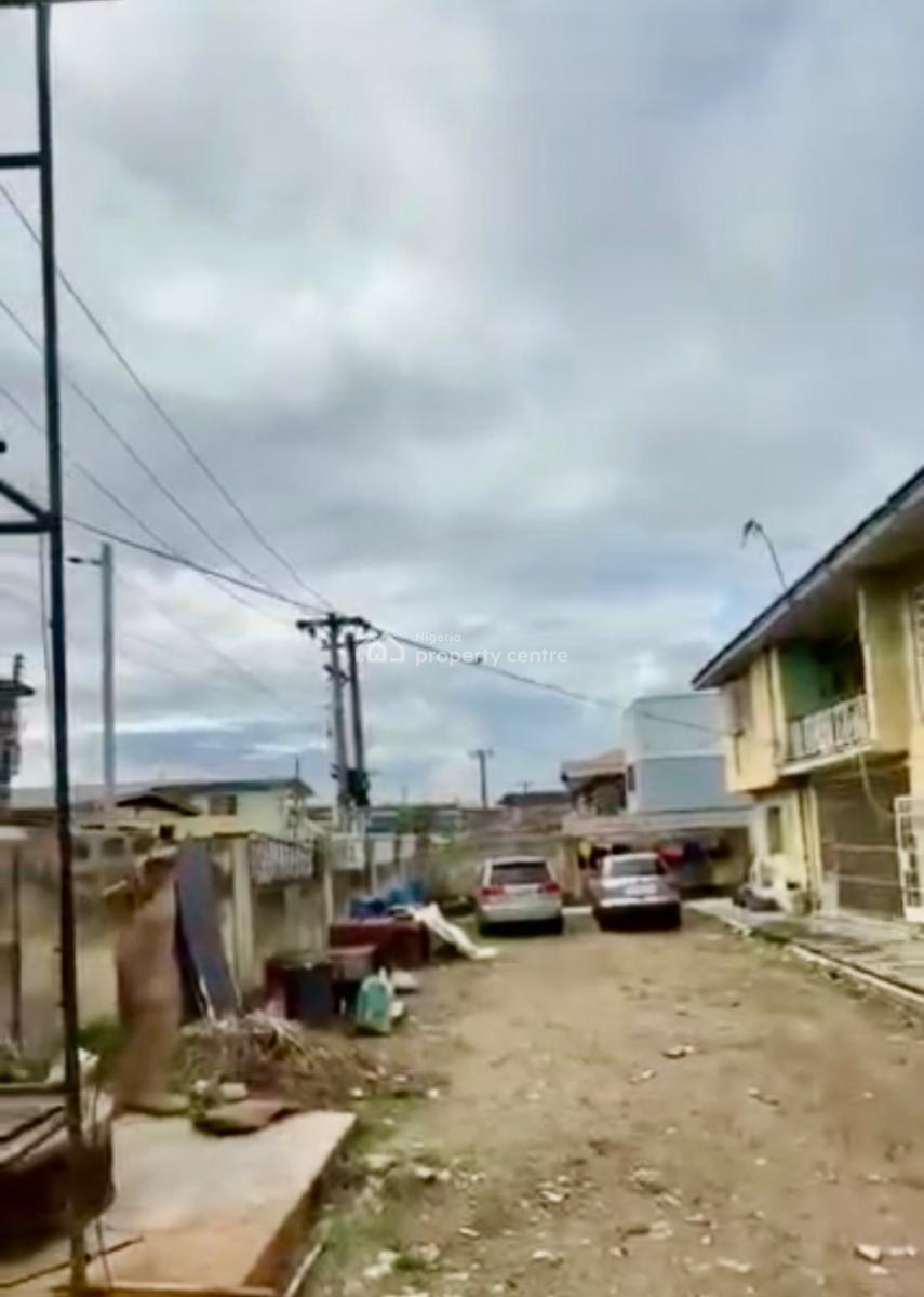 Corner Piece Plot of 1 and Half with 4 Units of 3 Bedroom in Busy Road, Oriola Street, Alapere, Ketu, Lagos, Block of Flats for Sale