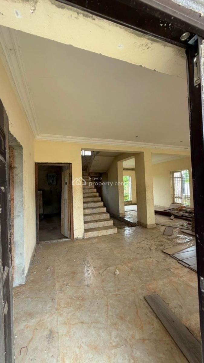 Distress Property : 4-bedroom Fully Detached Duplex Carcass, Sangotedo, Ajah, Lagos, Detached Duplex for Sale