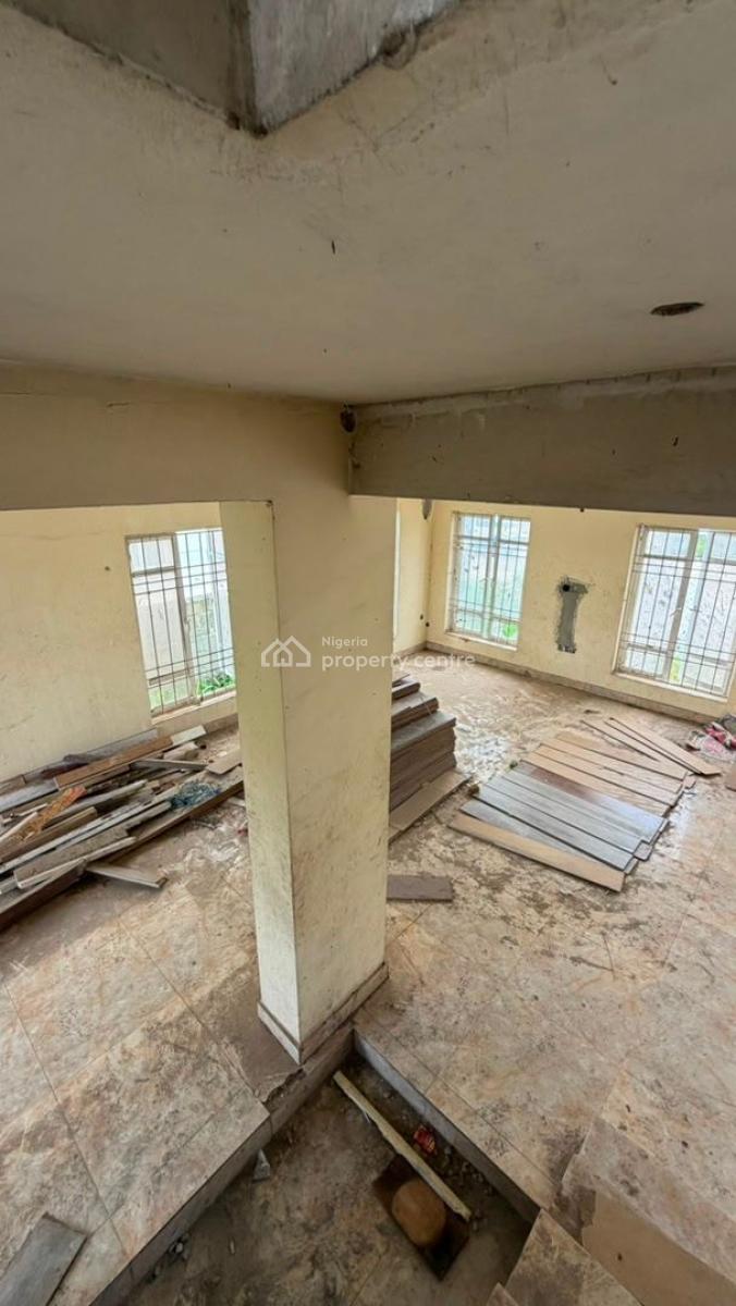 Distress Property : 4-bedroom Fully Detached Duplex Carcass, Sangotedo, Ajah, Lagos, Detached Duplex for Sale