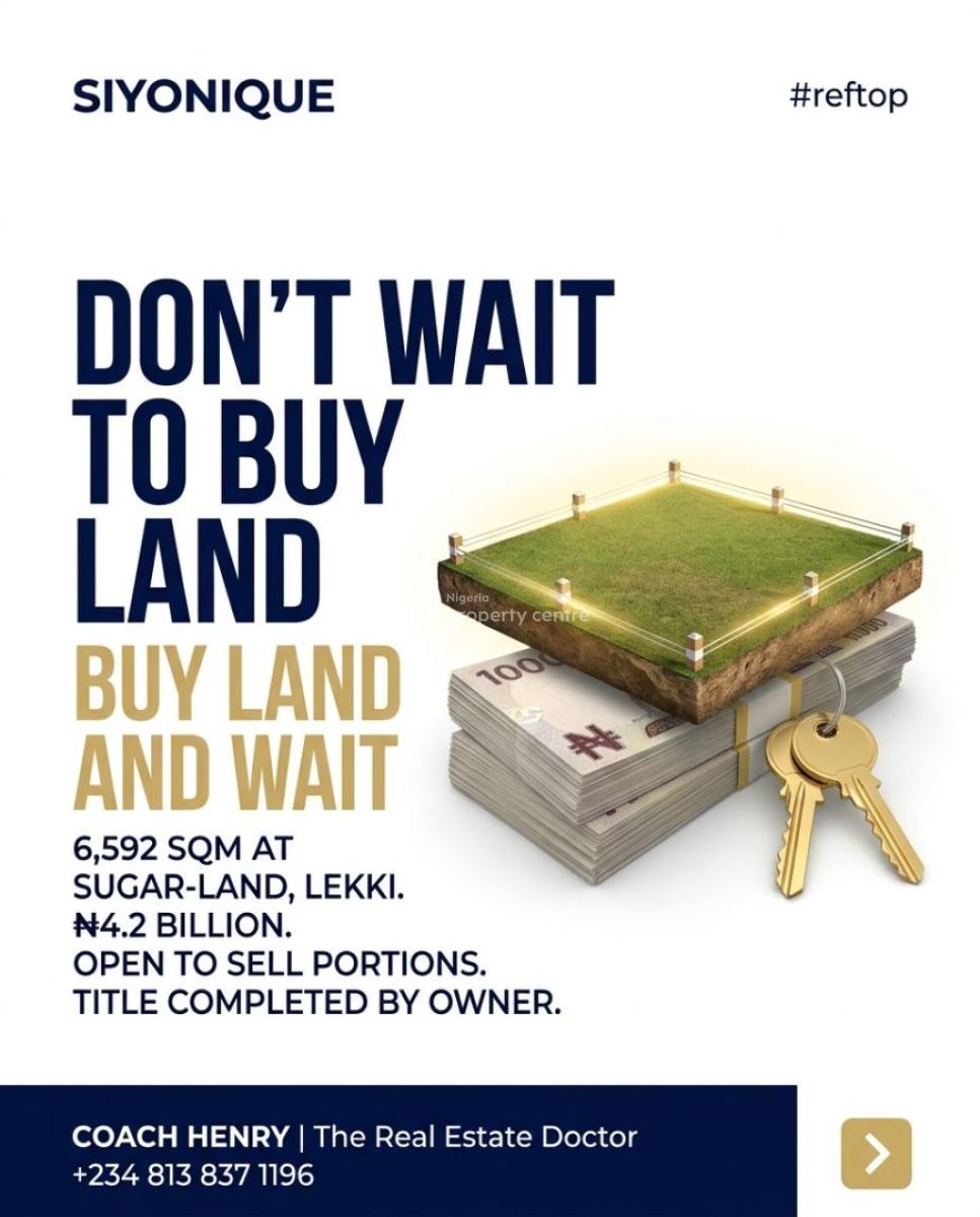 a Rare Opportunity to Own a Landmark Investment Assetpremium Developme, Vgc, Lekki, Lagos, Mixed-use Land for Sale