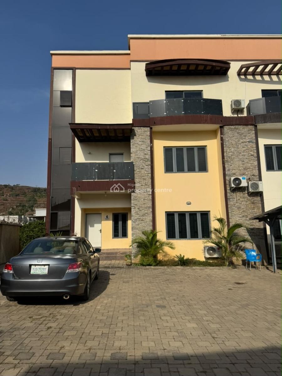 Furnished and Serviced 4 Bedroom Terrace Duplex with Bq, Diplomatic Zone, Katampe Extension, Katampe, Abuja, Terraced Duplex for Rent