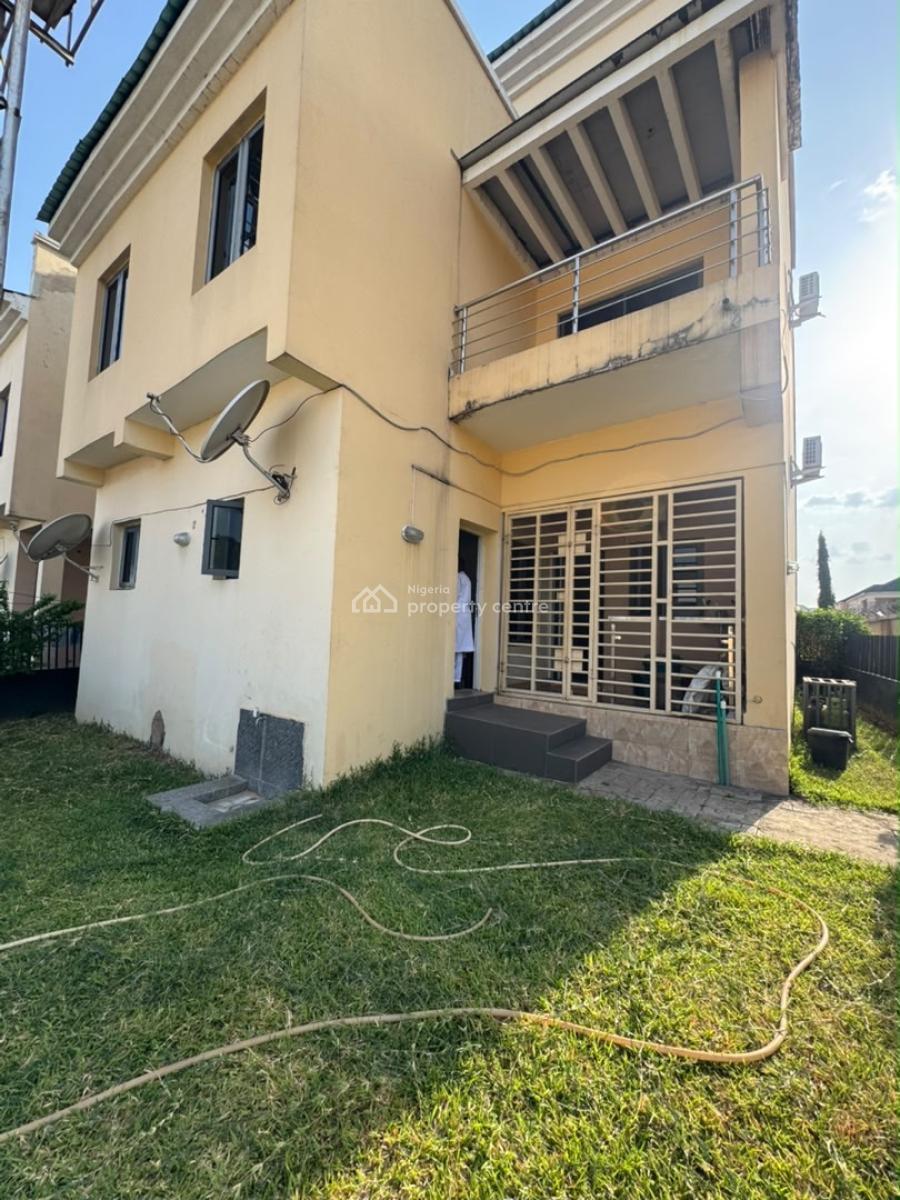 Furnished and Serviced 4 Bedroom Terrace Duplex with Bq, Diplomatic Zone, Katampe Extension, Katampe, Abuja, Terraced Duplex for Rent