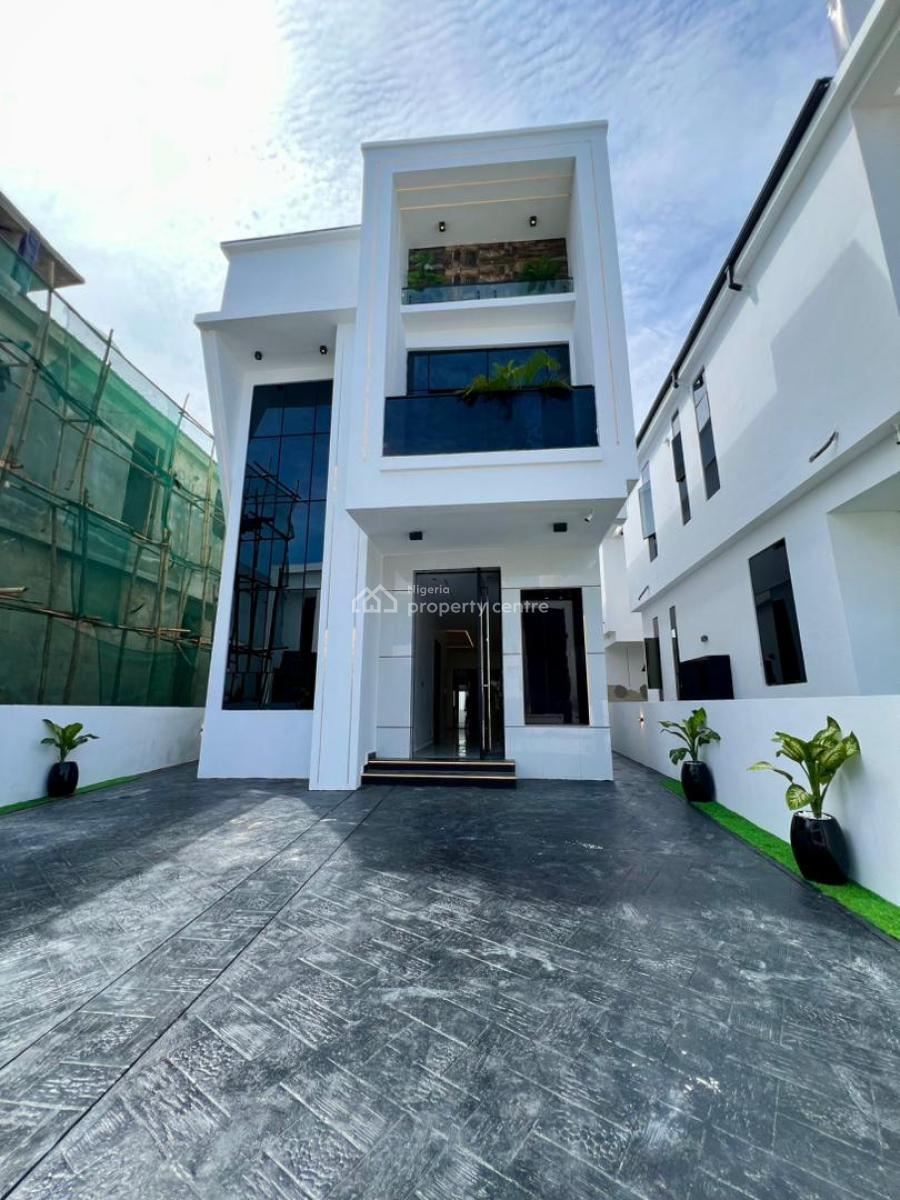 Beautifully Designed 5 Bed Smart Home with Swimming Pool and Bq, Chevron, Lekki, Lagos, Detached Duplex for Sale