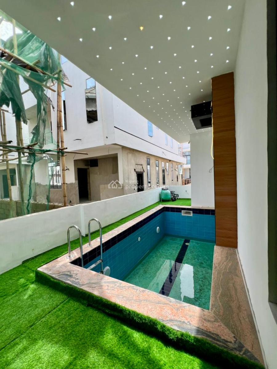 Beautifully Designed 5 Bed Smart Home with Swimming Pool and Bq, Chevron, Lekki, Lagos, Detached Duplex for Sale