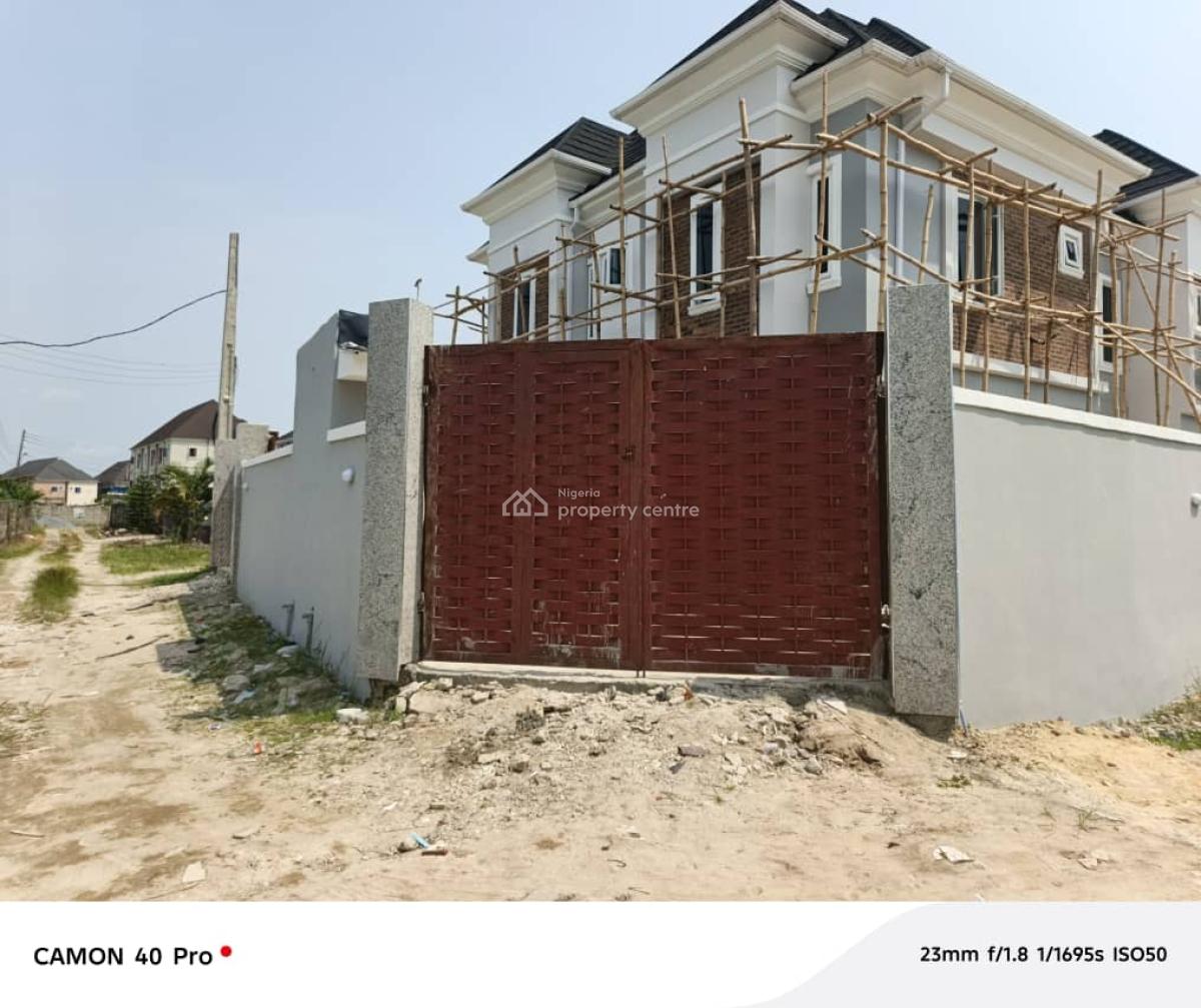Well Maintained, Renovated 4 Bedroom Semi Detached Duplex with Bq, Chevron Alternative (tulips Heaven Estate, Lekki, Lagos, Semi-detached Duplex for Rent
