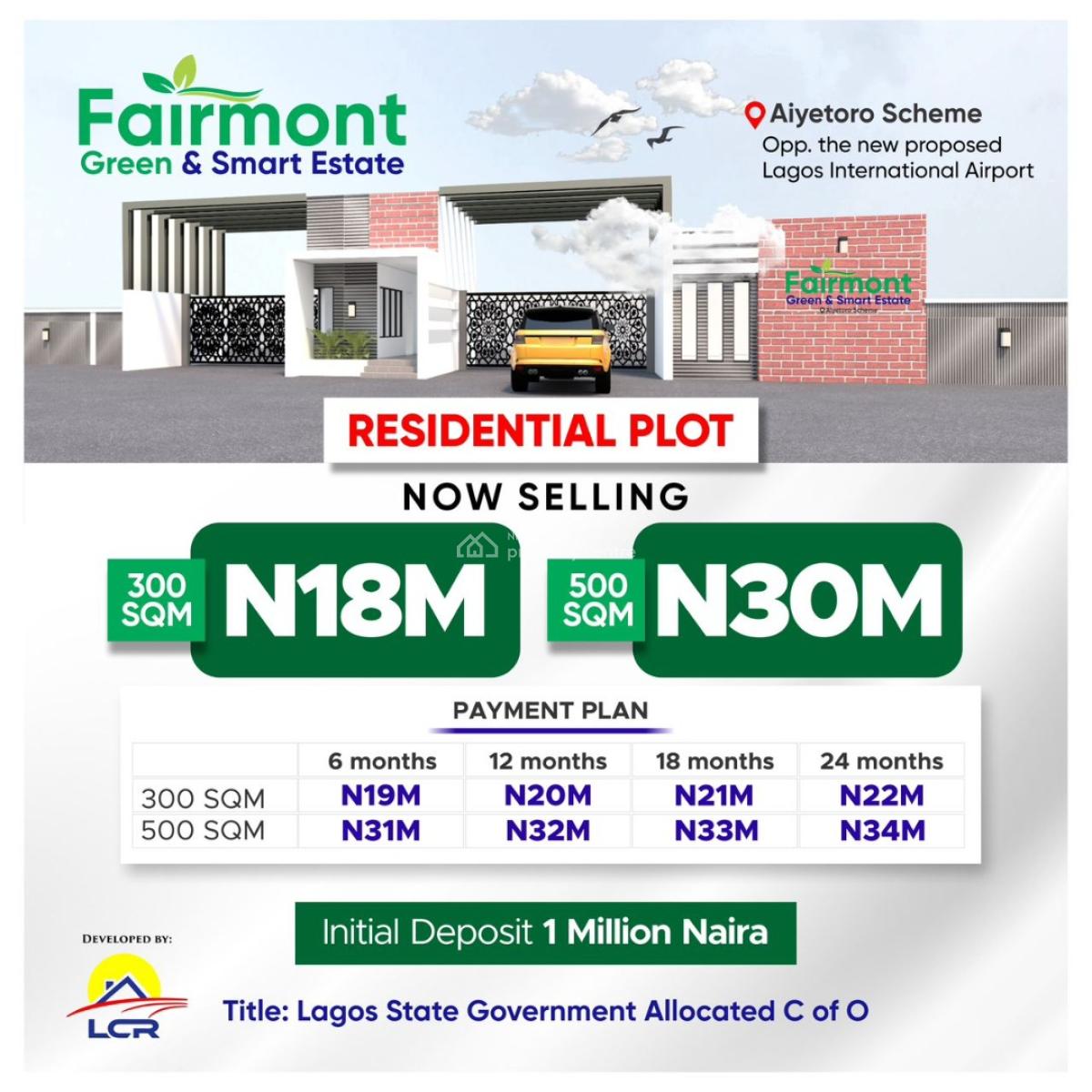 If Serenity Has an Address , Its Here, Fairmont Green and Smart Estate, Aiyetoro, Ibeju Lekki, Lagos, Residential Land for Sale