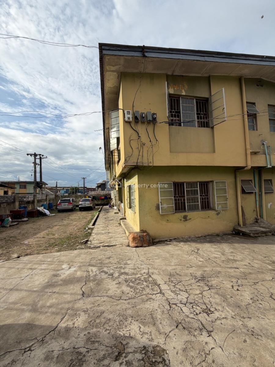 a Storey Building Consists of 4 Nos of 3bedroom and Big Empty Land, Oriola Street, Alapere, Ketu, Lagos, Block of Flats for Sale