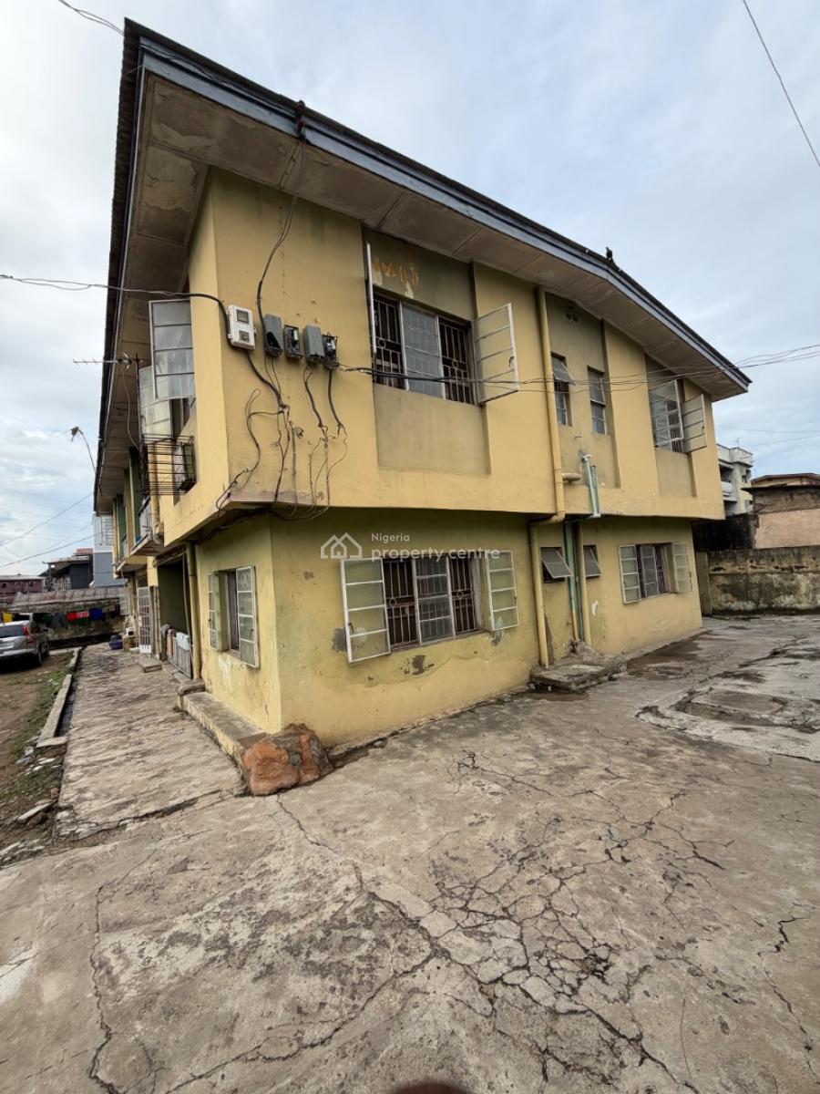 a Storey Building Consists of 4 Nos of 3bedroom and Big Empty Land, Oriola Street, Alapere, Ketu, Lagos, Block of Flats for Sale