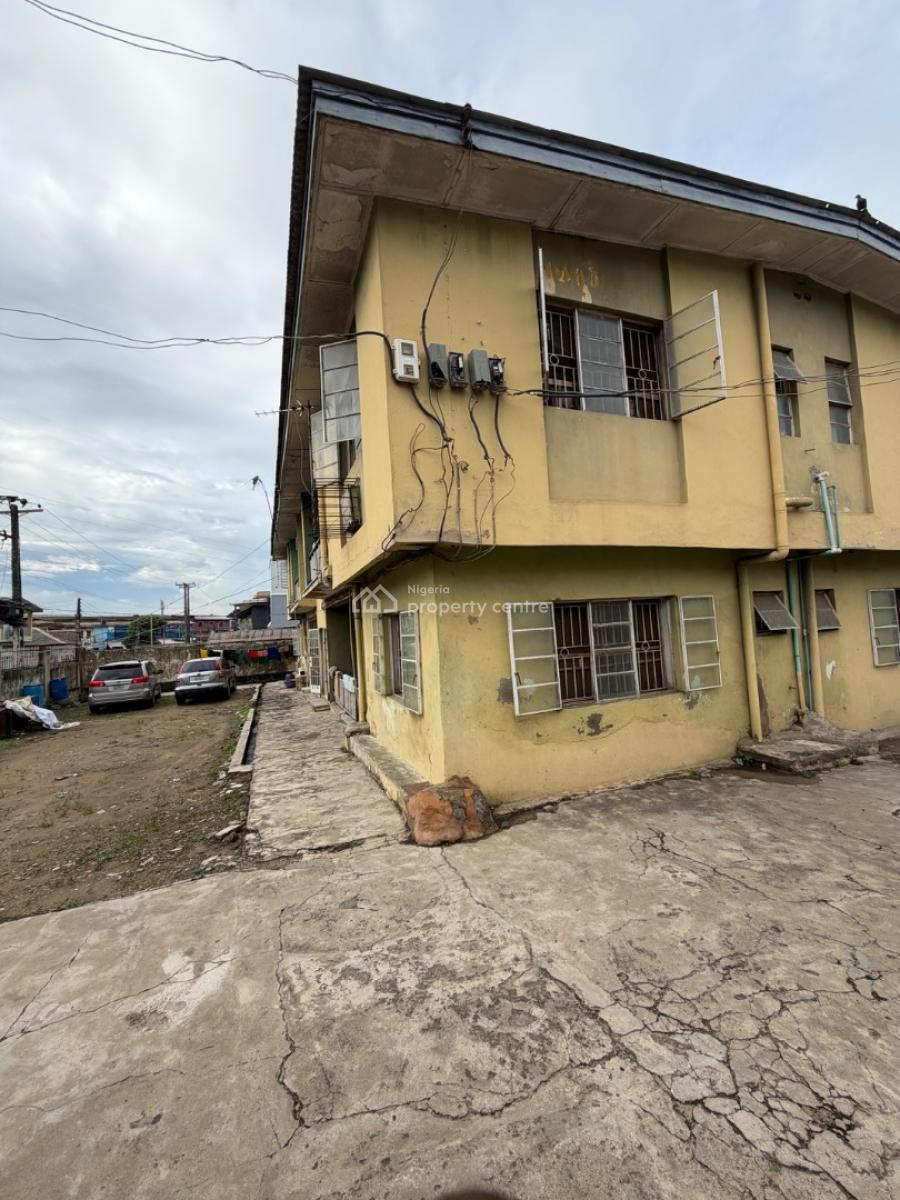 a Storey Building Consists of 4 Nos of 3bedroom and Big Empty Land, Oriola Street, Alapere, Ketu, Lagos, Block of Flats for Sale