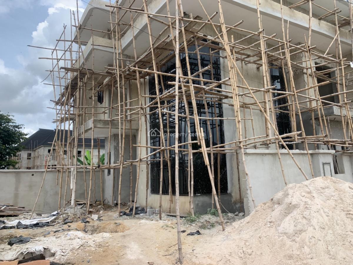 a Fully Detached Five (5) Bedroom House with Bq, at Rukpakwolusi New Layout Opposite Naf Harmony Estate, Port Harcourt, Rivers, Detached Duplex for Sale