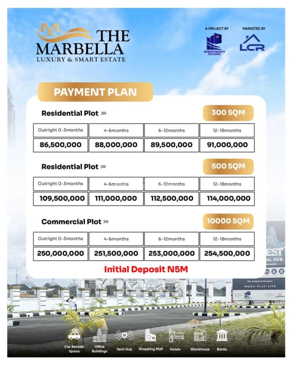 Luxury Smart Estate, The Marbela Estate, Shapati, Ibeju Lekki, Lagos, Mixed-use Land for Sale
