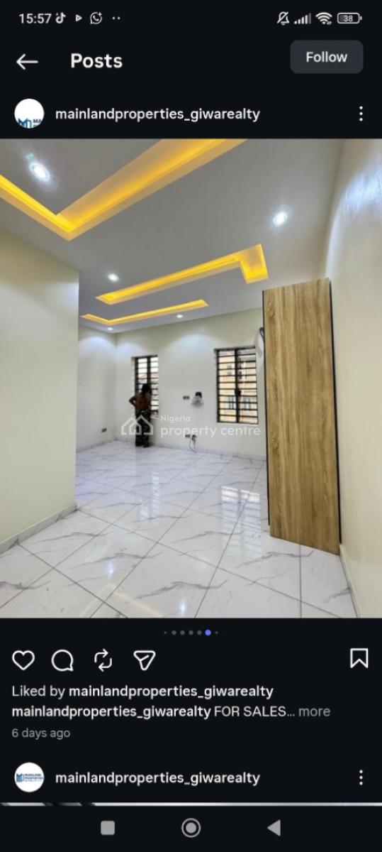 Newly Built 4 Bedroom Semi-detached House, Ebute Metta East, Yaba, Lagos, Semi-detached Duplex for Sale
