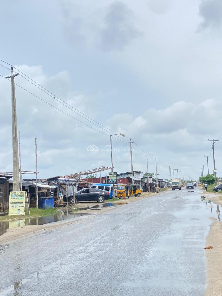 900sqm Land Directly Facing Express, Directly Facing Express Off Ogombo Road, Okun-ajah, Ajah, Lagos, Commercial Land for Sale