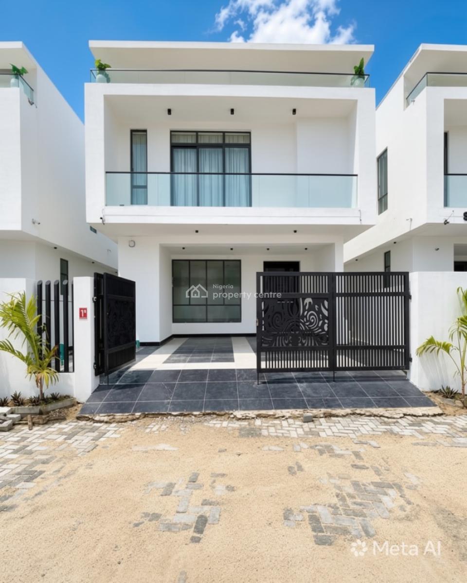 Stunning 5 Bedroom Detached Duplex with Swimming Pool and Bq, Chevron, Lekki, Lagos, Detached Duplex for Sale