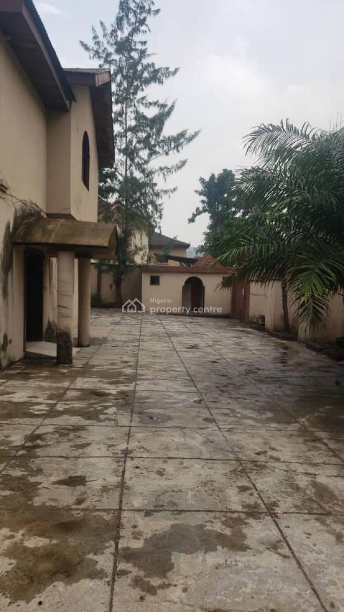 a Very Spacious 7 Bedroom Detached House  with Bq  on a Large Ground, Off Juel Ogunnaike, Ikeja Gra, Ikeja, Lagos, Detached Duplex for Rent