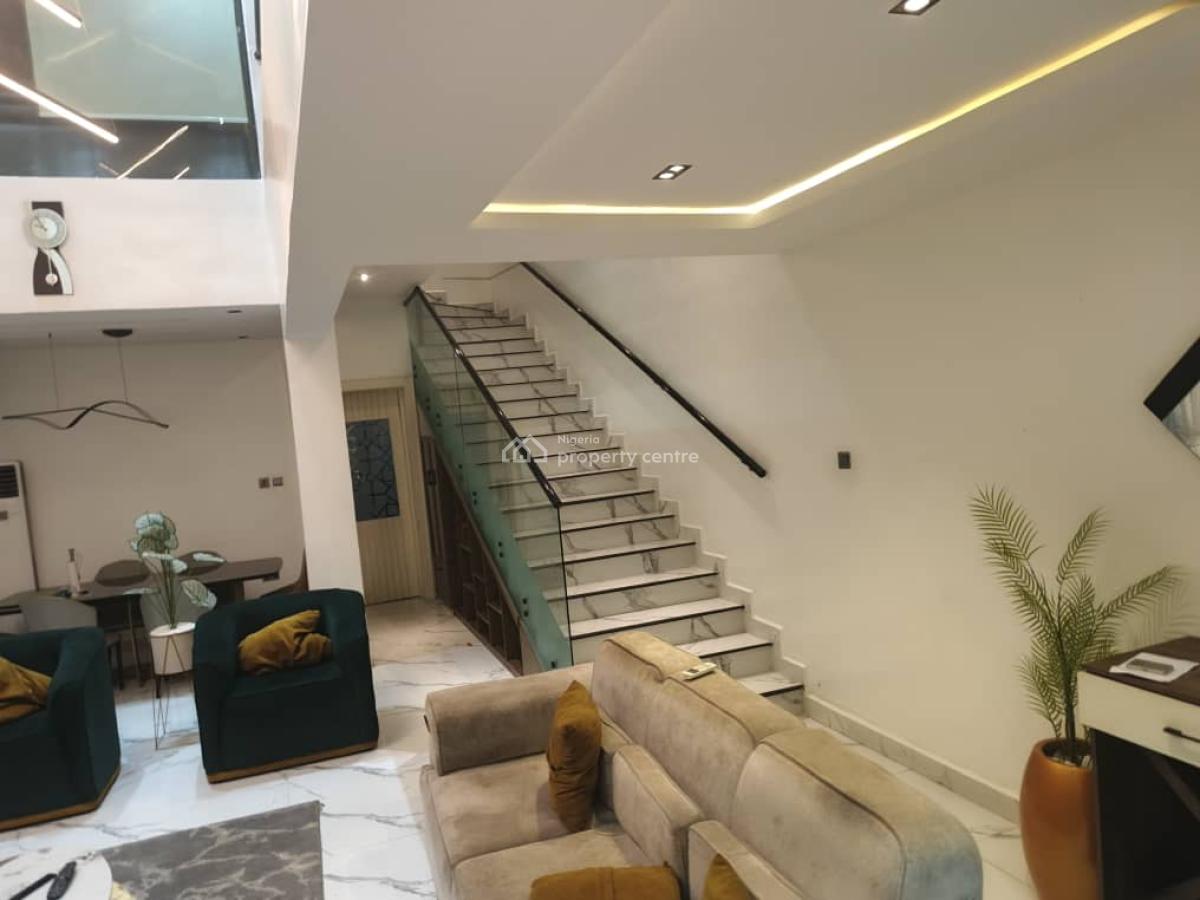 a Fully Furnished 4-bedroom Semi Detached House on 3 Floors, Akinola Cole Street, Adeniyi Jones Avenue, Ikeja Lagos State, Adeniyi Jones, Ikeja, Lagos, Semi-detached Duplex for Sale